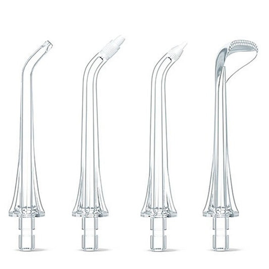 Tête de rechange pour irrigateur buccal Bitvae C2 / F30 / 204, lot de 4 pièces, transparent
