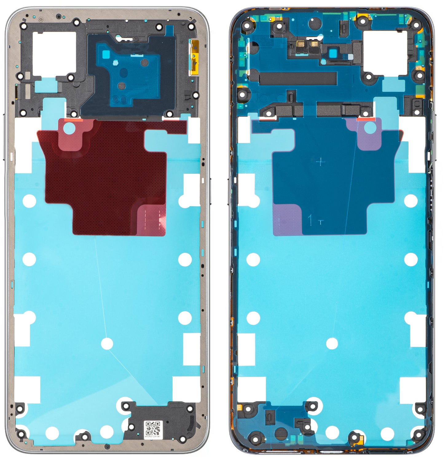 Coque centrale Honor 400 Smart 5G, Argentée, Service Pack 9707ACDG