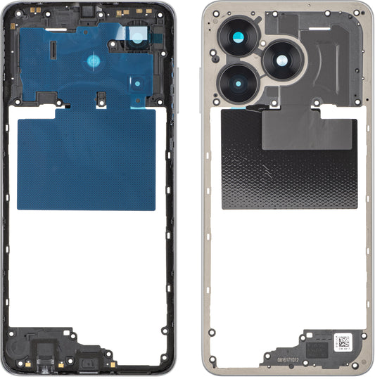 Custodia Centrale Honor X5c Plus, Argento, Service Pack 9707ACJA