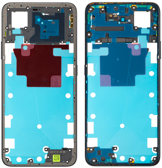 Custodia Centrale Honor X7d 4G / 400 Smart 4G, Nero (Velvet Black), Service Pack 9707ACDP