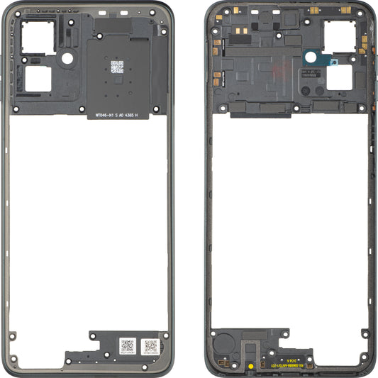 Mittelgehäuse Motorola Moto G55, Grau (Forest Grey), Service Pack 5S58C28444