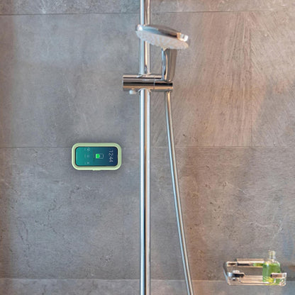 Coque Murale avec Membrane Tactile Techsuit LC-999 pour Téléphone, Étanche, Blanc Doré