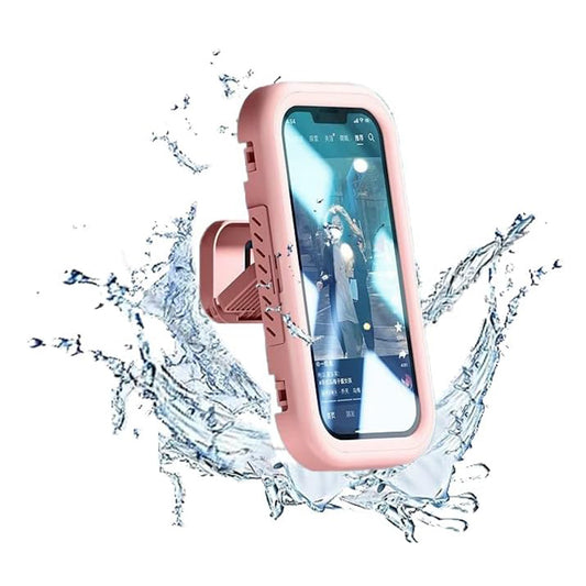 Coque Murale avec Membrane Tactile Techsuit LC-999 pour Téléphone, Étanche, Rose