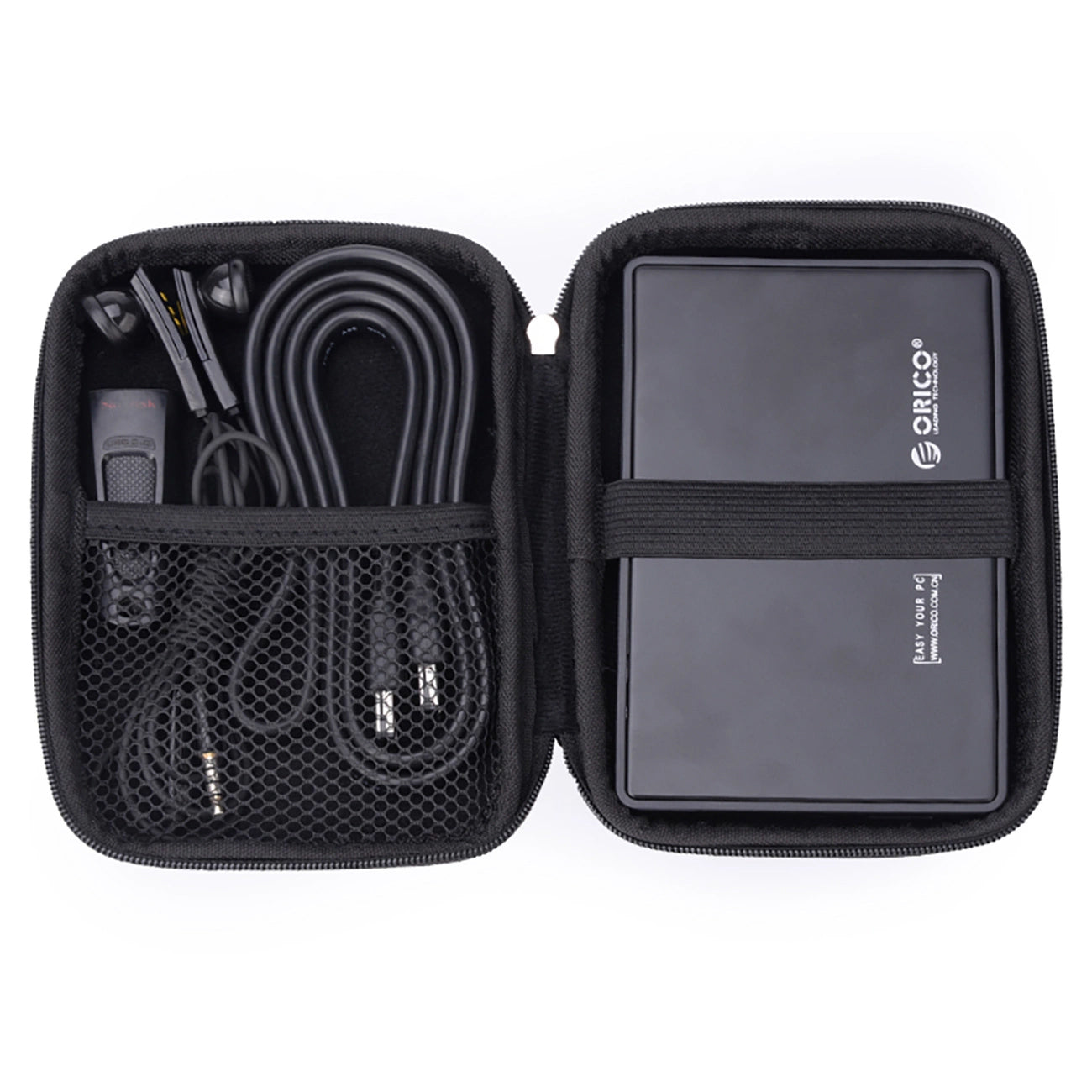 Coque de Protection Orico PHD-25 pour HDD / SSD 2,5 pouces, Noire