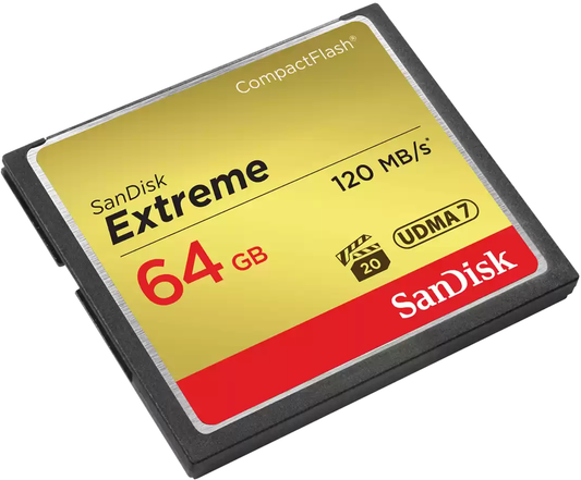 Card Memoria CompactFlash SanDisk Extreme, 64Gb, UDMA 7 SDCFXSB-064G-G46