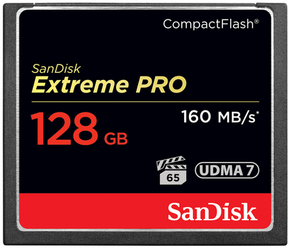 SanDisk Extreme Pro CompactFlash Speicherkarte, 128Gb, UDMA 7 SDCFXPS-128G-X46