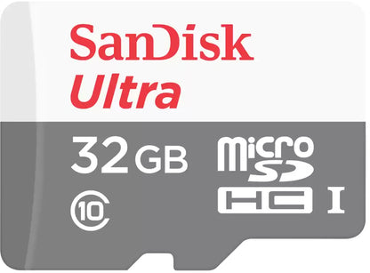 SanDisk Ultra microSDHC Speicherkarte, 32Gb, Klasse 10, mit Adapter SDSQUNR-032G-GN3MA