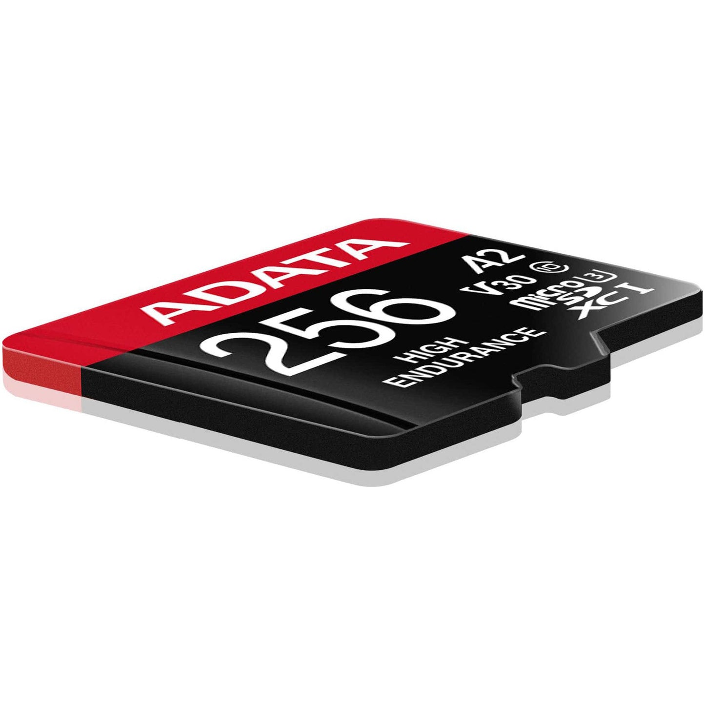 Carte mémoire microSDXC Adata High Endurance, 256Gb, Classe 10 / UHS-1 U3, Avec Adaptateur AUSDX256GUI3V30SHA2-RA1