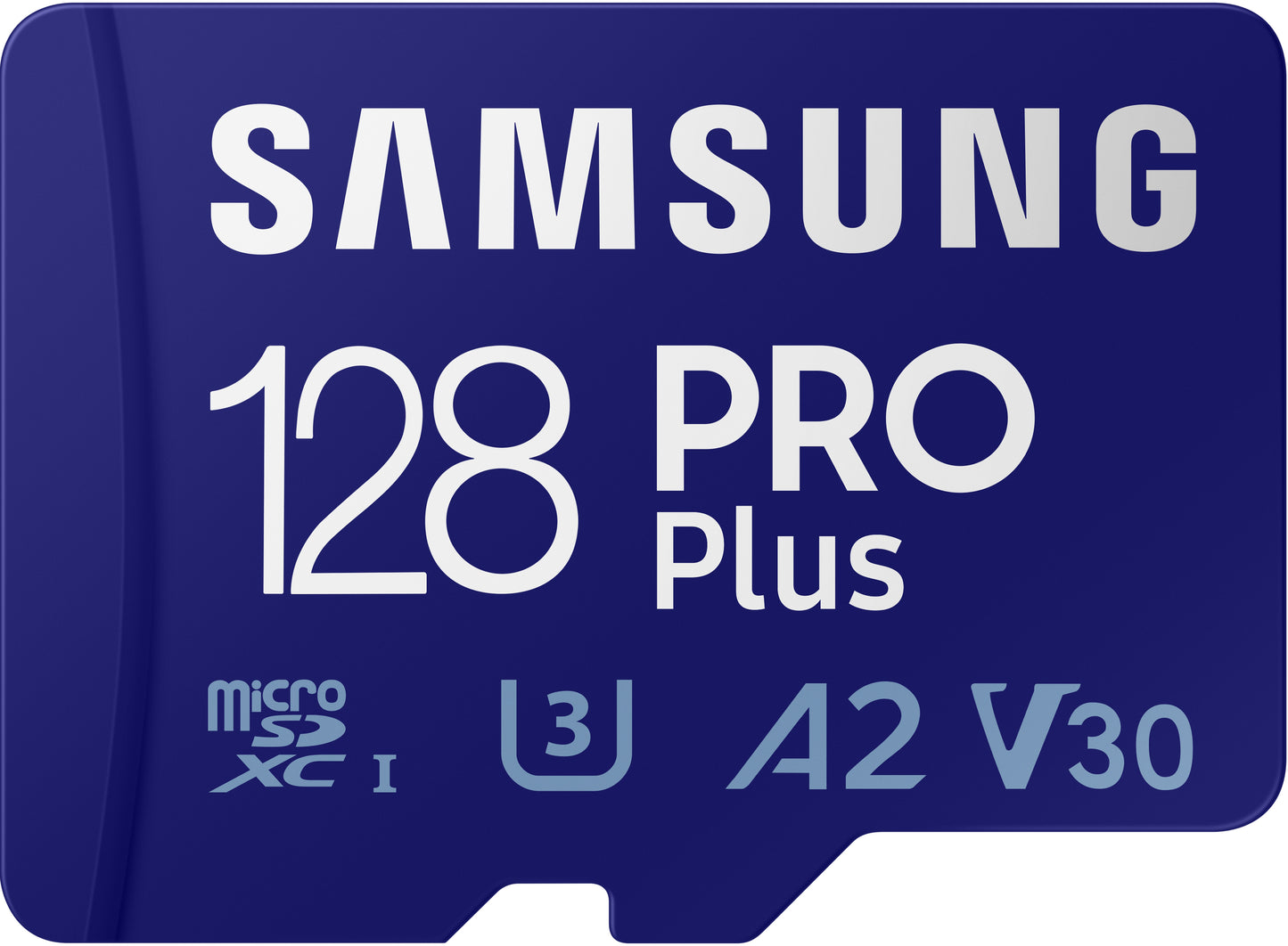Samsung PRO Plus microSDXC Speicherkarte, 128Gb, Klasse 10 / UHS-1 U3, mit Kartenleser und Adapter MB-MD128KB/WW