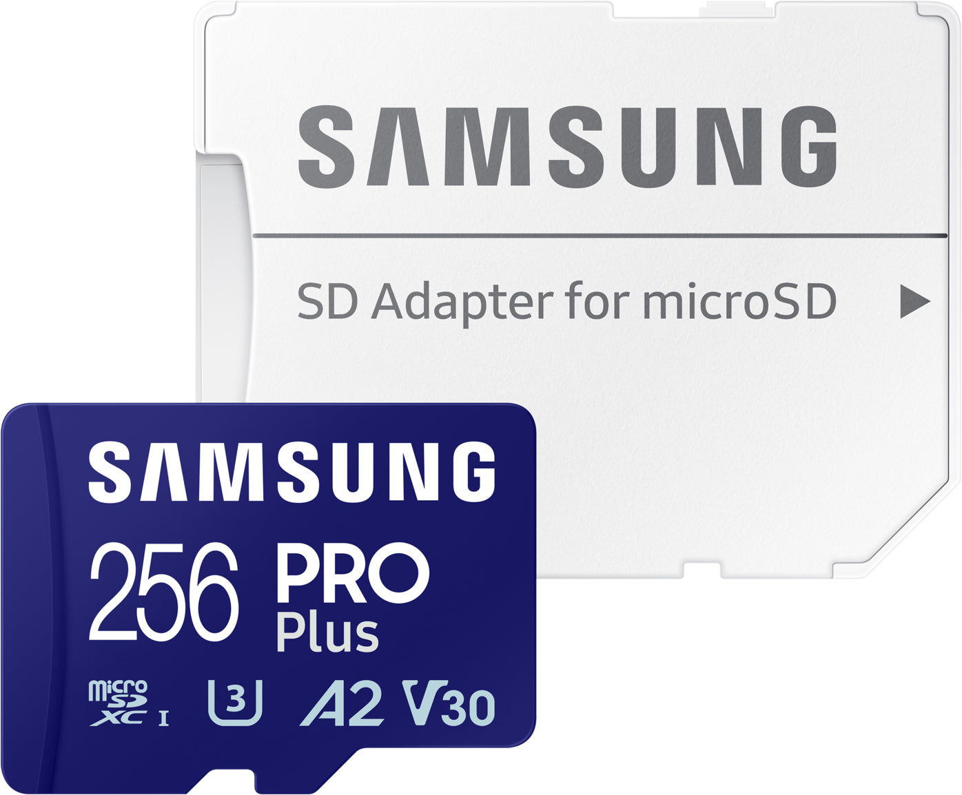 Scheda di memoria microSDXC Samsung PRO Plus, 256Gb, Classe 10 / UHS-1 U3, Con Adattatore MB-MD256SA/EU