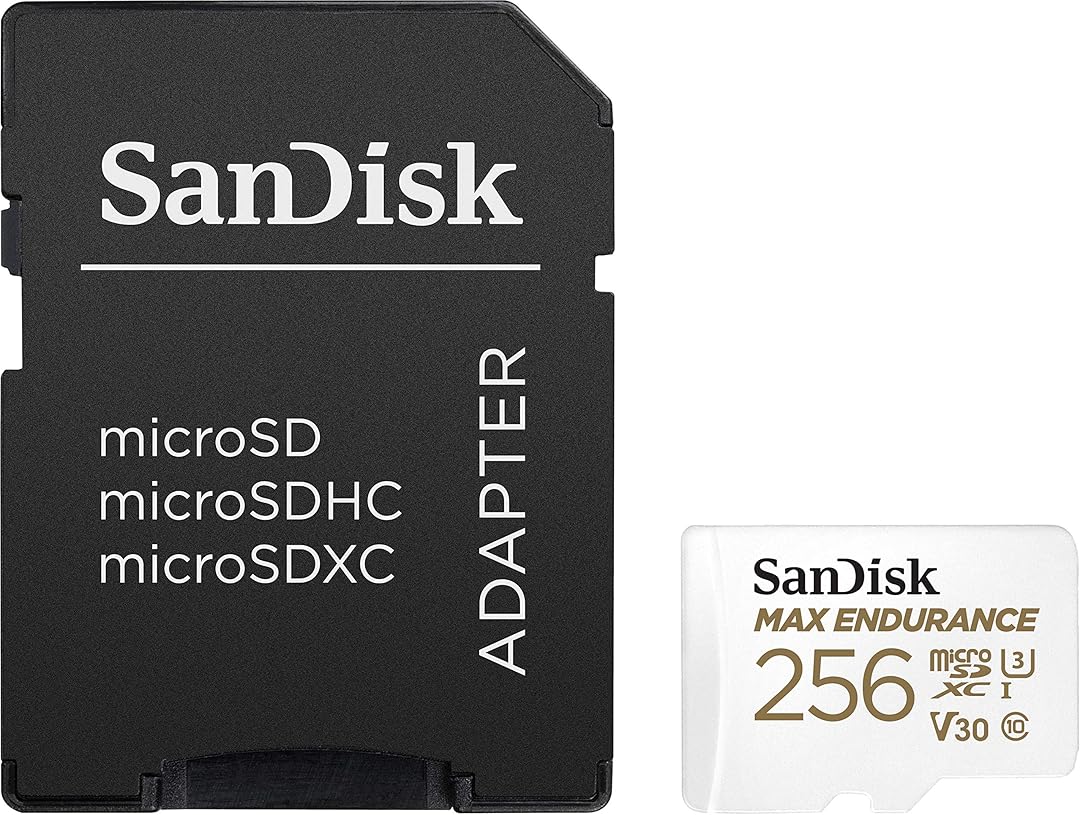 Speicherkarte microSDXC SanDisk MAX Endurance, 256Gb, Klasse 10 / UHS-1 U3, mit Adapter SDSQQVR-256G-GN6IA