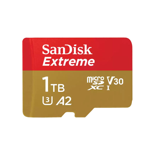 Scheda di Memoria microSDXC SanDisk Extreme, 1TB, Classe 10 / UHS-1 U3 SDSQXAV-1T00-GN6MN