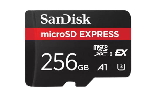 Scheda di Memoria microSDXC SanDisk Express, 256Gb, Classe 10 / UHS-1 U3 SDSQXFN-256G-GN4NN