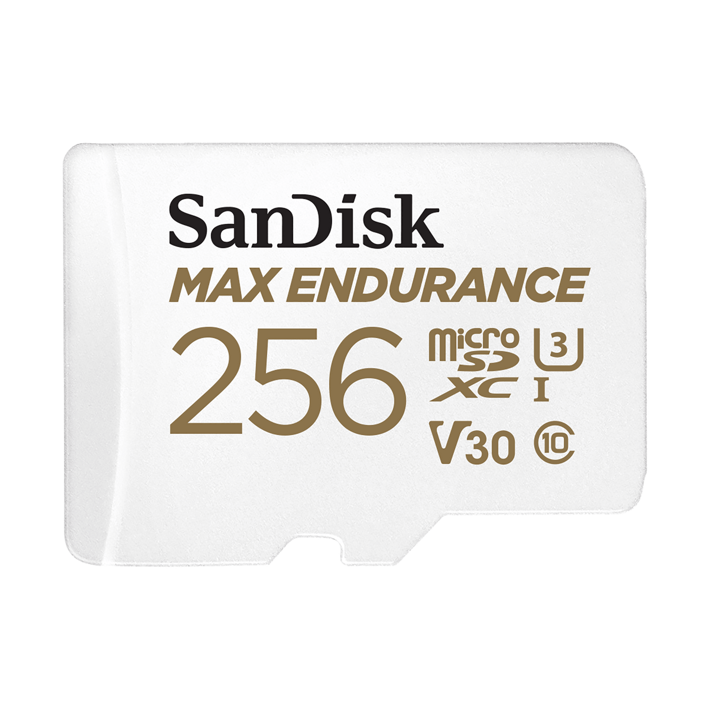 Speicherkarte microSDXC SanDisk MAX Endurance, 256Gb, Klasse 10 / UHS-1 U3, mit Adapter SDSQQVR-256G-GN6IA