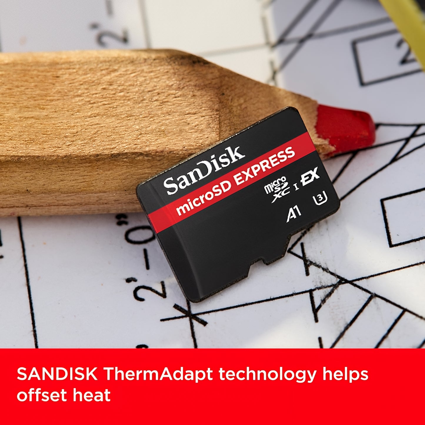 Carte mémoire microSDXC SanDisk Express, 512 Go, Classe 10 / UHS-1 U3 SDSQXFN-512G-GN4NN