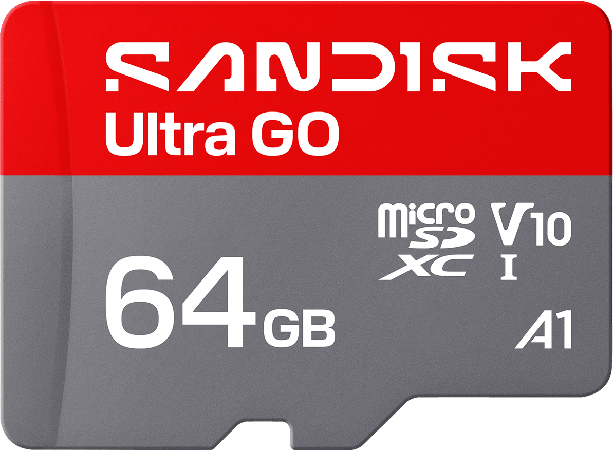 microSDXC Speicherkarte SanDisk Ultra GO Android A1, 64GB, Klasse 10 / UHS-1 U1 SDSQUGN-064G-GN6MN