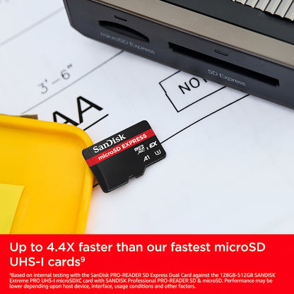 Carte mémoire microSDXC SanDisk Express, 256 Go, Classe 10 / UHS-1 U3 SDSQXFN-256G-GN4NN