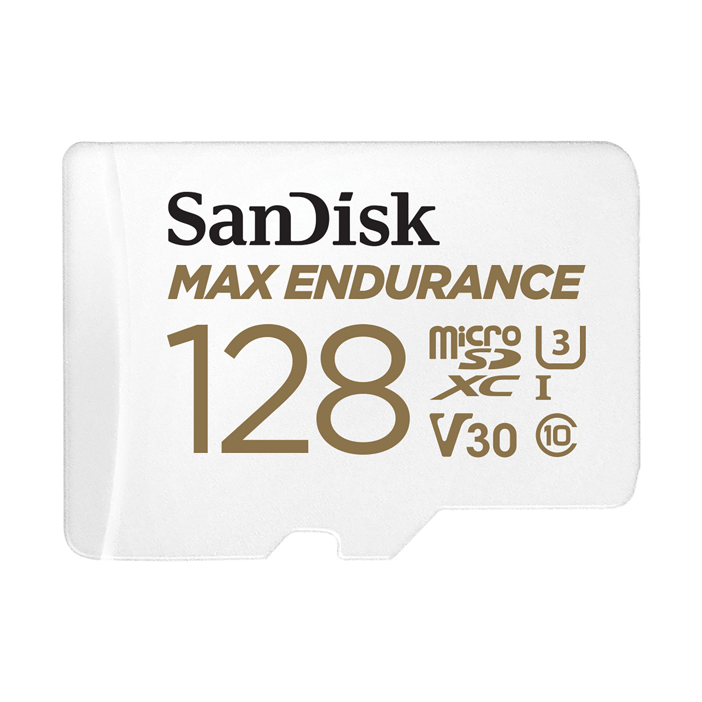 Scheda di Memoria microSDXC SanDisk MAX Endurance, 128Gb, Classe 10 / UHS-1 U3, Con Adattatore SDSQQVR-128G-GN6IA