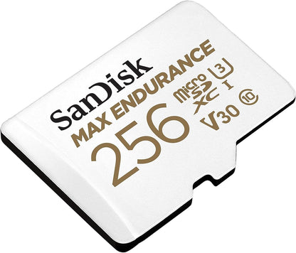 Speicherkarte microSDXC SanDisk MAX Endurance, 256Gb, Klasse 10 / UHS-1 U3, mit Adapter SDSQQVR-256G-GN6IA