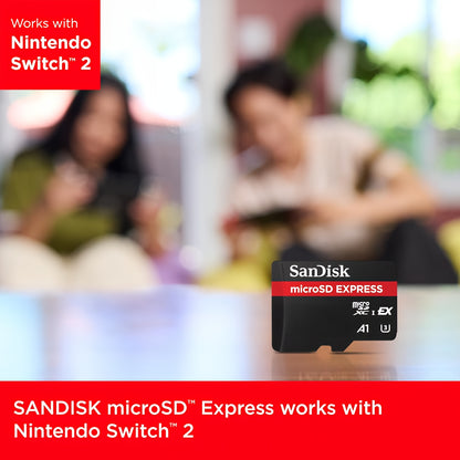 Carte mémoire microSDXC SanDisk Express, 512 Go, Classe 10 / UHS-1 U3 SDSQXFN-512G-GN4NN