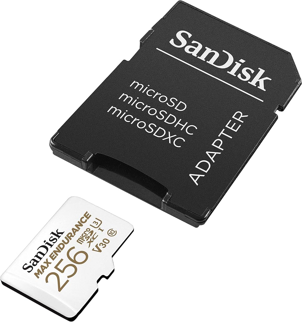 Speicherkarte microSDXC SanDisk MAX Endurance, 256Gb, Klasse 10 / UHS-1 U3, mit Adapter SDSQQVR-256G-GN6IA