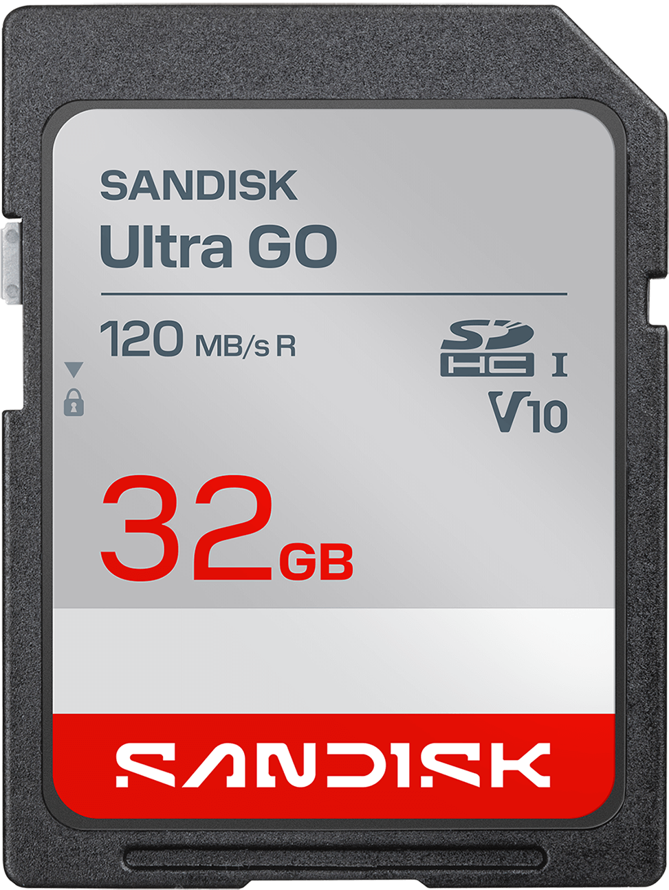 SanDisk Ultra GO SDHC-Speicherkarte, 32 GB, Klasse 10 / UHS-I U1 SDSDUGN-032G-GN6IN