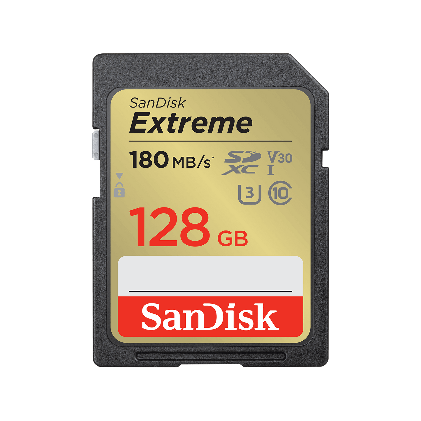 SDXC-Speicherkarte SanDisk Extreme, 128Gb, Klasse 10 / UHS-1 U3 SDSDXVA-128G-GNCIN
