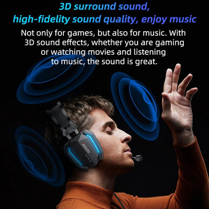 Casques Gaming 3.5mm Yesido EK03, RGB, 2m, Noirs