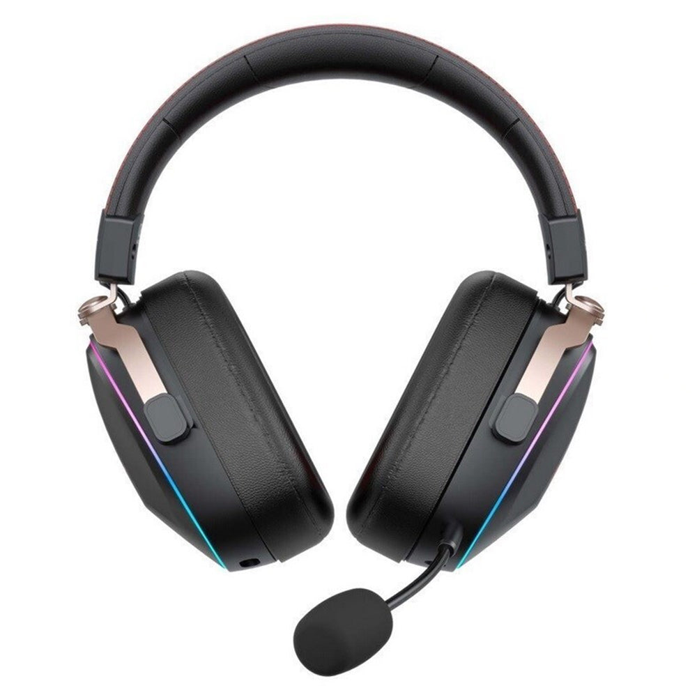 Cuffie Gaming Wireless HAVIT H2039BG, RGB, BT / Wi-Fi / Cablate, Nere Ocra