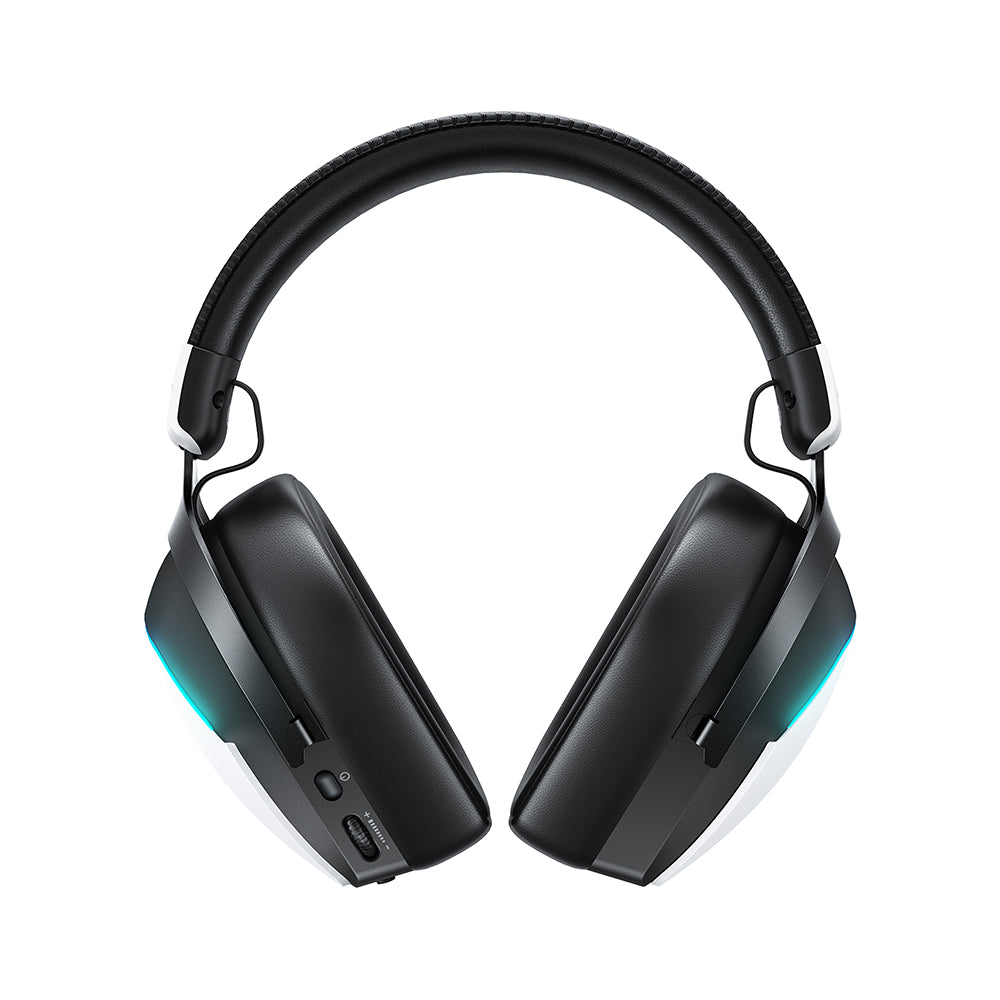 Acefast H11 Wireless Gaming Kopfhörer, RGB, BT / Wi-Fi / Kabelgebunden, Weiß