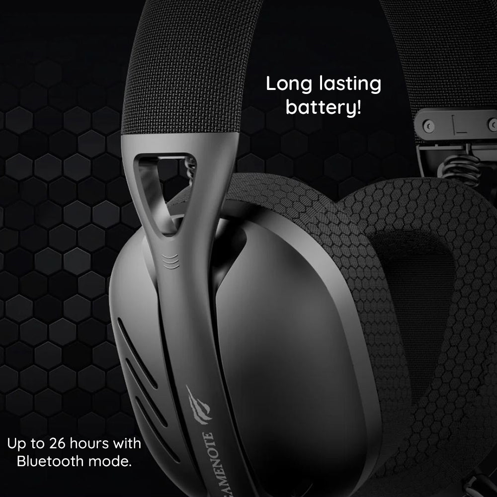 Cuffie Gaming Wireless HAVIT Fuxi-H3, BT / Wi-Fi / Wired, Grigio
