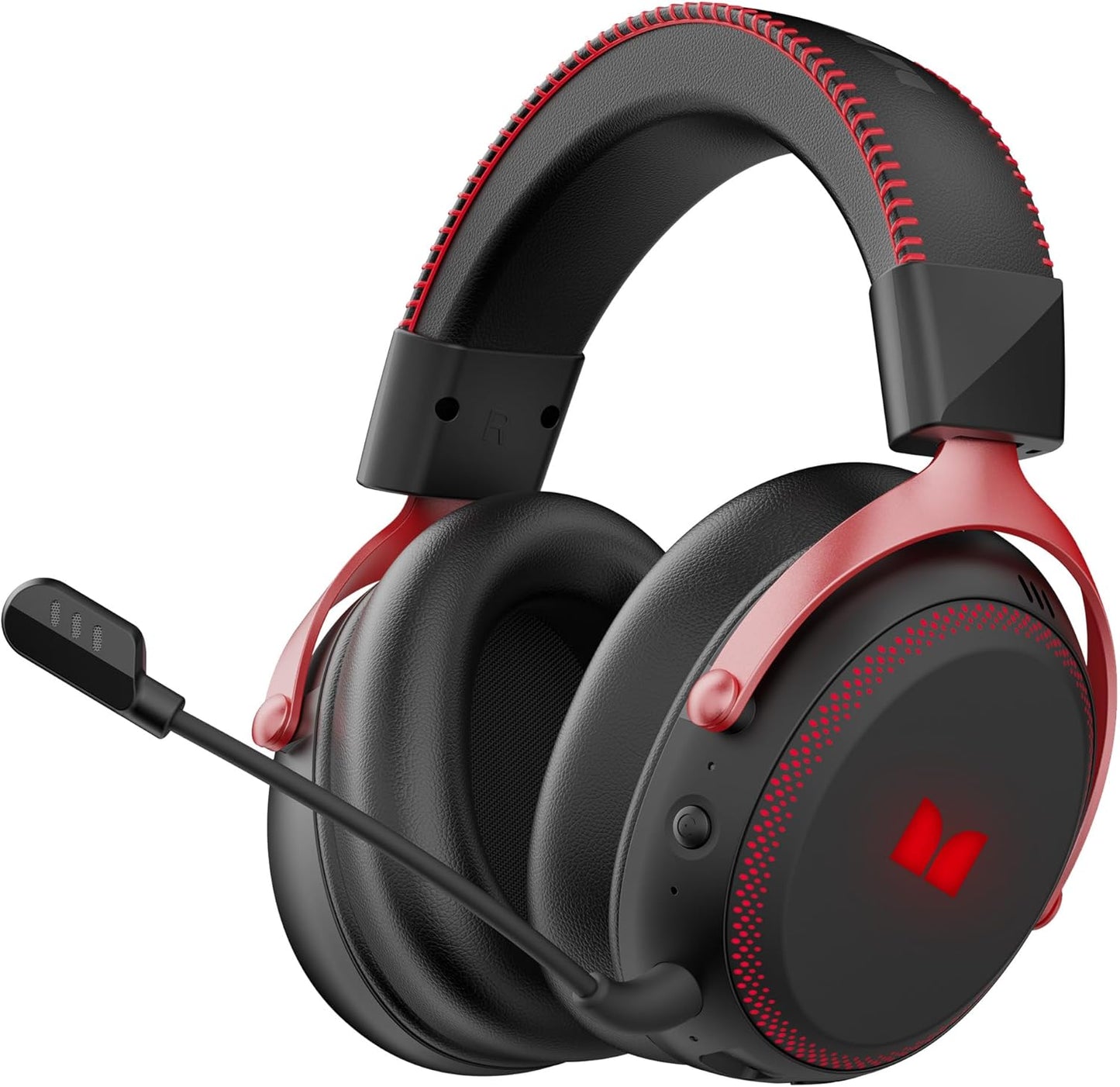 Cuffie Gaming Wireless Monster Mission 350, BT / Wi-Fi / Cablate, Nere