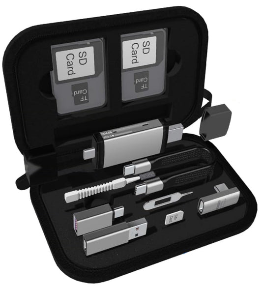 Lettore di Schede USB / USB-C OEM OmniLink Pro-002 Travel, 7in1, Grigio