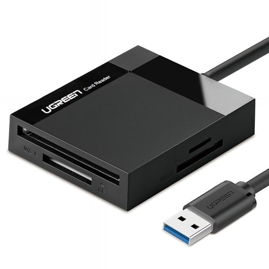 Lecteur de carte USB 3.0 UGREEN CR125, SD - microSD - CF - MS, Noir