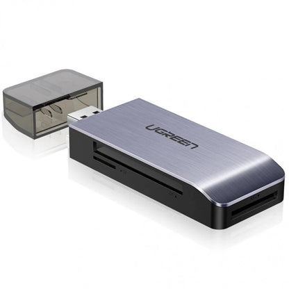 Lettore di schede USB 3.0 UGREEN CM180, SD - microSD - CF - MS, Grigio