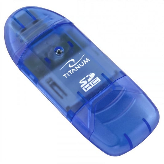USB-Kartenleser Esperanza Titanum TA101B, SD, Blau
