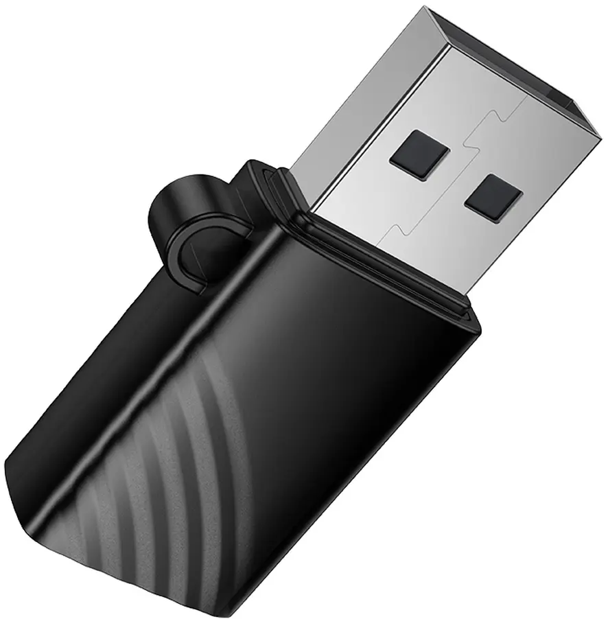 Lecteur de carte USB HOCO HB53, microSD, Noir