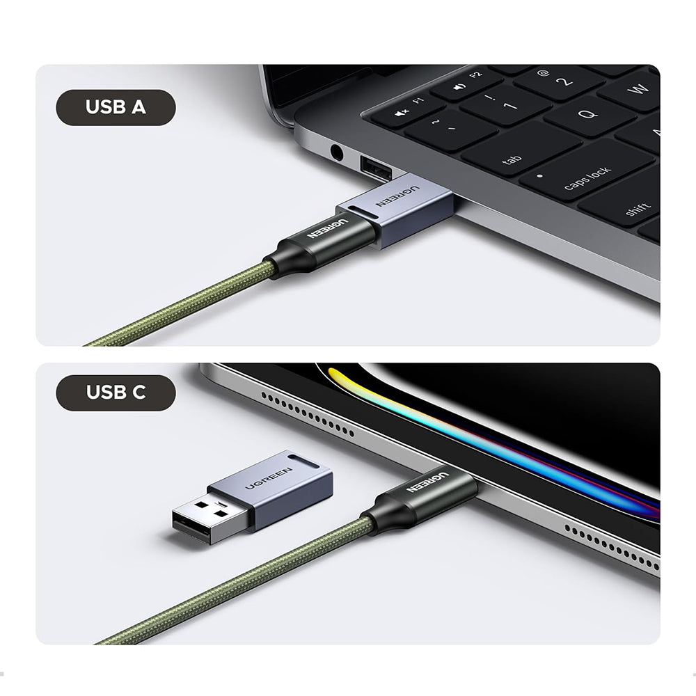 Lettore di schede USB / USB-C con Organizzatore UGREEN CM856 (55899), 2 x SD - microSD, Grigio