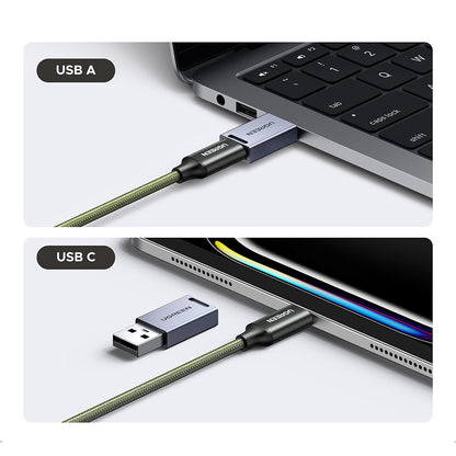 Lettore di schede USB / USB-C con Organizzatore UGREEN CM856 (55899), 2 x SD - microSD, Grigio