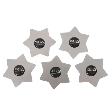 Clips Metallici Xili Esagono, Set da 5 pezzi