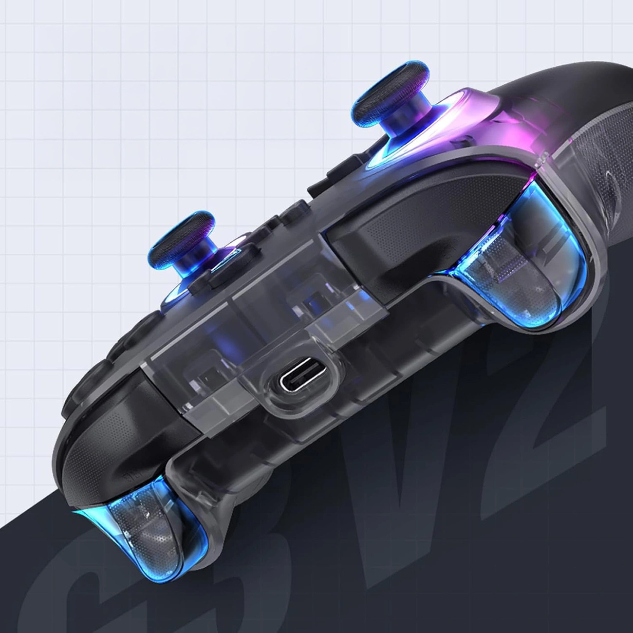 Machenike G3 V2 Controller mit Ladestation, Schwarz
