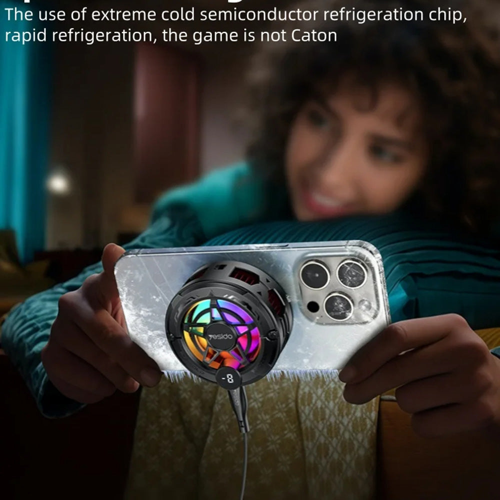 Gaming-Telefonkühler Yesido C226, Grau