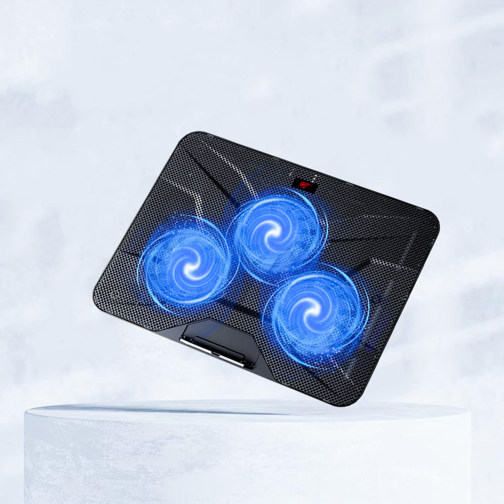 Refroidisseur HAVIT F2067 pour ordinateur portable 9 pouces - 18,3 pouces, Noir