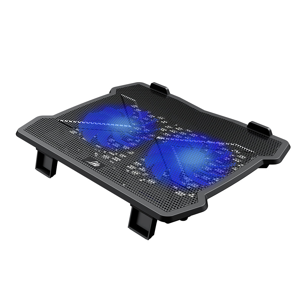 Refroidisseur HAVIT F2075 pour ordinateur portable 10 pouces - 15,6 pouces, Noir