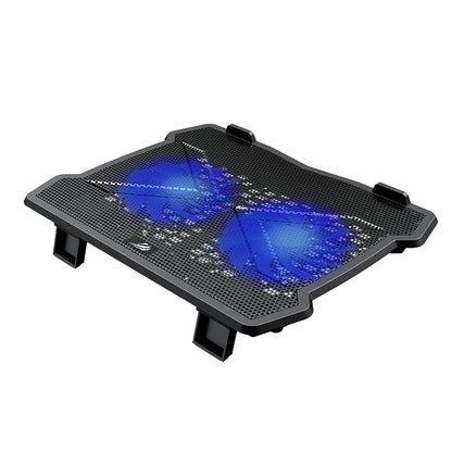 Refroidisseur HAVIT F2075 pour ordinateur portable 10 pouces - 15,6 pouces, Noir