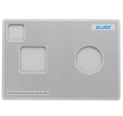 Blueo Service-Matte für das Aufbringen von Schutzfolie, Grau
