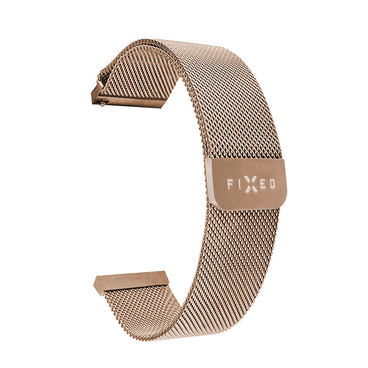 Fixed Mesh Armband für Huawei Watch / Garmin Watch Series, 18mm, Roségold