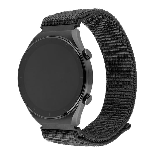Bracelet Fixed Nylon Sporty pour Huawei Watch / Xiaomi Watch Series, 22mm, Gris Foncé