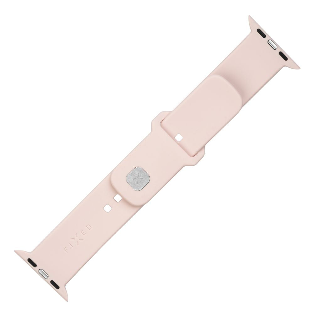 Fixed Silicone Sporty Armband für Apple Watch 42mm / 41mm / 40mm / 38mm Serie, Rosa