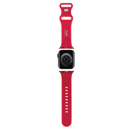 Cinturino Hello Kitty Silicone Kitty Head per Apple Watch 42mm / 41mm / 40mm / 38mm Series, Rosso